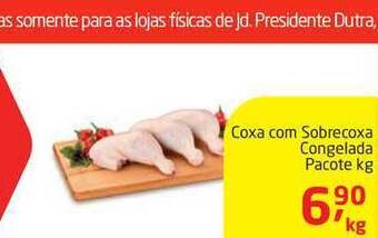 Tenda Atacado Coxa Com Sobrecoxa Congelada Pacote 1kg oferta