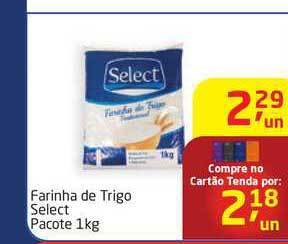 Tenda Atacado Farinha De Trigo Select Pacote 1kg oferta