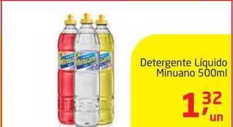 Tenda Atacado Detergente Líquido Minuano 500ml oferta