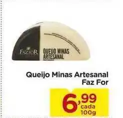 Carrefour Queijo Minas Artesanal Faz For 100g oferta