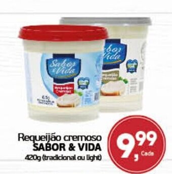 Cometa Supermercados Requeijao cremoso Sabor & Vida 420g oferta