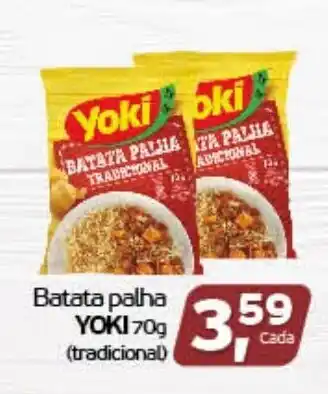 Cometa Supermercados Batata Palha Yoki 70g oferta
