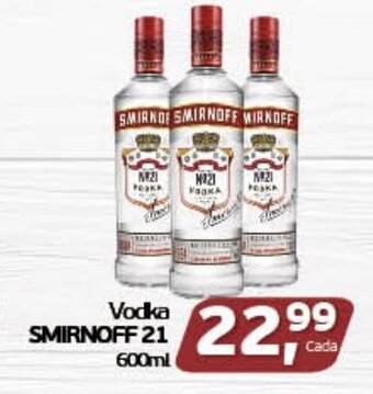 Cometa Supermercados Vodka Smirnoff 21 600ml oferta