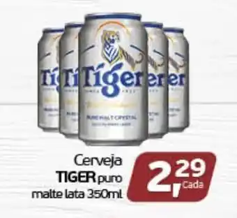 Cometa Supermercados Cerveja Tiger Puro Malte lata 350ml oferta