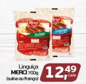 Cometa Supermercados Linguica Merci 700g oferta