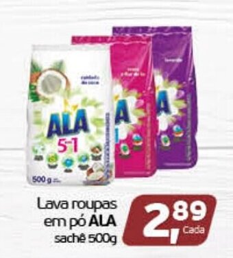 Cometa Supermercados Lava roupas em po Ala sache 500g oferta
