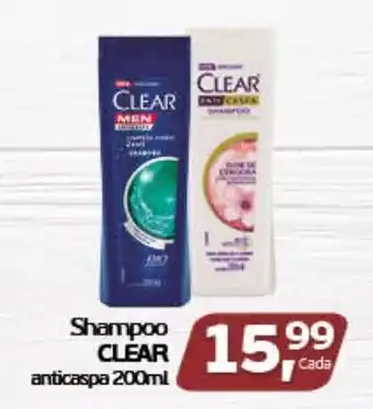 Cometa Supermercados Shampoo Clear Anticaspa 200ml oferta