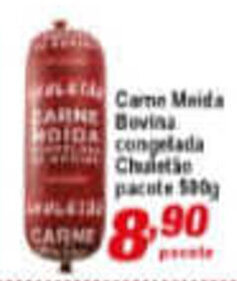 Ricoy Supermercados Carne Moida Bovina Congelada Chuletao pacote 500g oferta