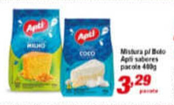 Ricoy Supermercados Mistura p/ Bolo Apti Sabores pacote 400g oferta