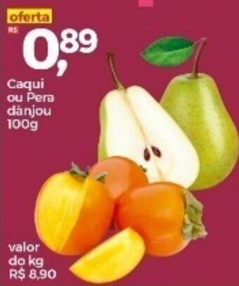 Frangolândia Caqui ou Pera Danjou 100g oferta