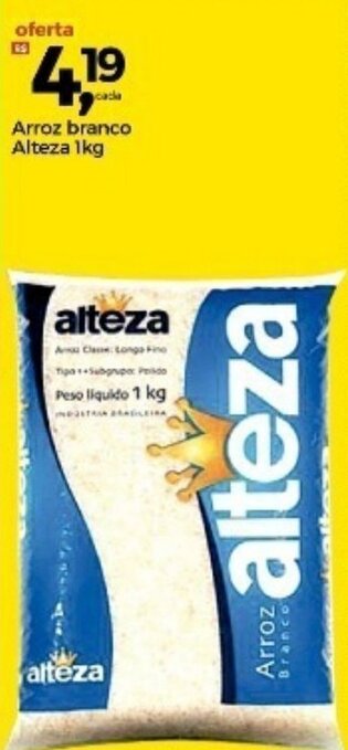 Frangolândia Arroz Branco Alteza 1kg oferta