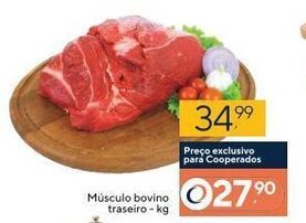 Coop Musculo Bovino Traseiro 1kg oferta
