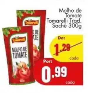 Barbosa Supermercados Molho de Tomate Tomarelli 300g tradicional oferta