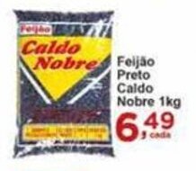 Rossi Supermercado Feijao Preto Caldo Nobre 1kg oferta