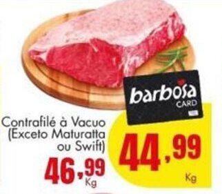 Barbosa Supermercados Contrafile a vacuo 1kg oferta
