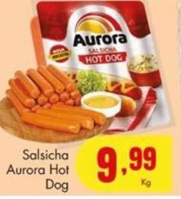 Barbosa Supermercados Salsicha Aurora Hot Dog 1kg oferta
