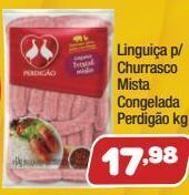 Costazul Supermercados Linguiça p/ churrasco mista congelada perdigão kg oferta