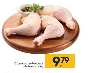 Coxa com Sobrecoxa de frango 1kg