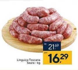 Linguica toscana Seara 1kg