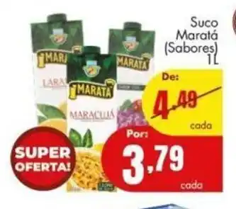 Barbosa Supermercados Suco Marata 1L oferta