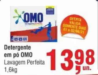 Higa Atacado Detergente em po Omo 1.6kg oferta