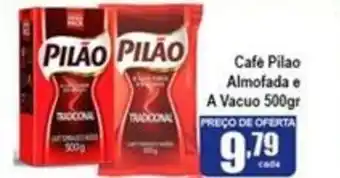 Higa's Supermercado Cafe PIlao Almofada e A Vacuo 500g oferta