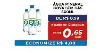 água Mineral Goya Sem Gás 500ml