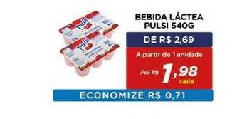 Bahamas Mix Bebida Láctea Pulsi 540g oferta