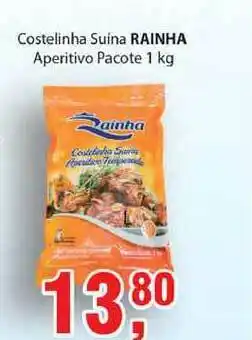 Costelinha Suina Rainha Aperitivo Pacote 1kg