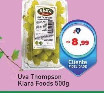 Tonin Superatacado Uva thompson kiara foods 500g oferta