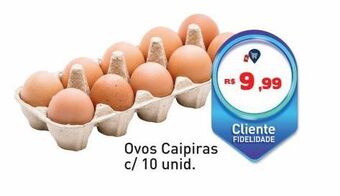 Tonin Superatacado Ovos caipiras c/ 10 unid oferta