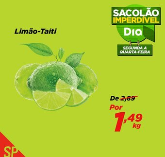 Dia Limao Taiti 1kg oferta