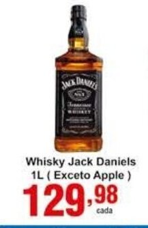 Rossi Supermercado Whisky Jack Daniel's 1L oferta