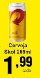 Rossi Supermercado Cerveja Skol 269ml oferta