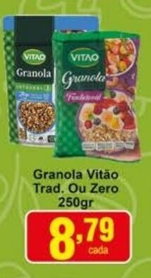Rossi Supermercado Granola Vitao Trad. ou Zero 250g oferta