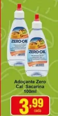 Adocante Zero Cal Sacarina 100ml