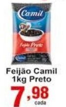 Rossi Supermercado Feijao Camil 1kg Preto oferta