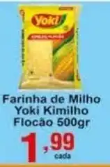 Rossi Supermercado Farinha de Milho Yoki Kimilho Flocao 500g oferta