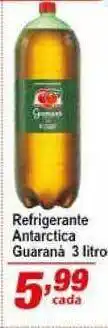 Russi Supermercados Refrigerante Antarctica Guaraná 3L oferta