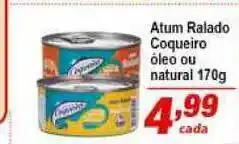 Atum Ralado Coqueiro óleo Ou Natural 170g