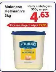 Roldão Maionese Hellmann's 500g oferta