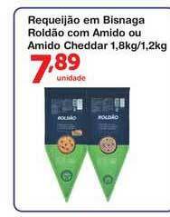 Requeijão Em Bisnaga Roldão Com Amido Ou Amido Cheddar 1.8kg/1.2kg