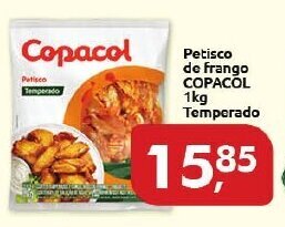 Supermercados Nori Petisco de Frango Copacol 1kg Temperado oferta