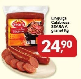 Supermercados Nori Linguica Calabresa Seara a Granel 1kg oferta