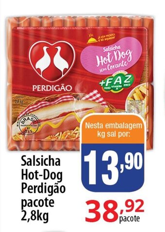 Akki Atacadista Salsicha Hot Dog Perdigao pacote 1kg oferta