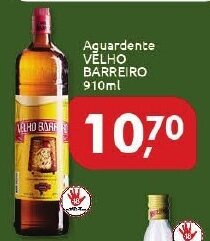 Supermercados Nori Aguardente Velho Barreiro 910ml oferta