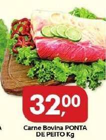 Supermercados Nori Carne Bovina Ponta de Peito 1kg oferta
