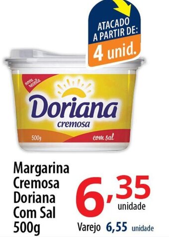 Akki Atacadista Margarina Cremosa Doriana com sal 500g oferta