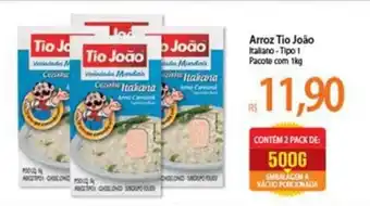 Atacadão Arroz Tio Joao 1kg oferta