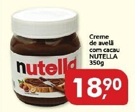Supermercados Nori Creme de Avela com Cacau Nutella 350g oferta